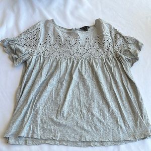 J.Crew Floral Lace Blouse